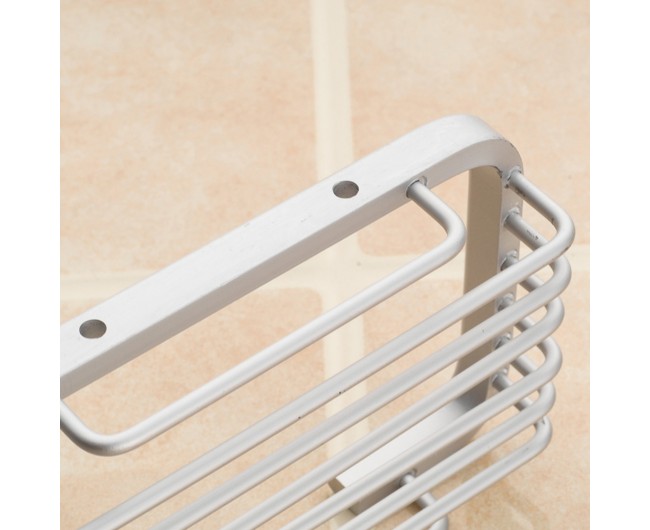 Wall Mounted Soap Dish Toilet Holder Bathroom Storage Rack Wall Mounted Soap Dish Toilet Holder Bathroom Storage Rack Aluminum