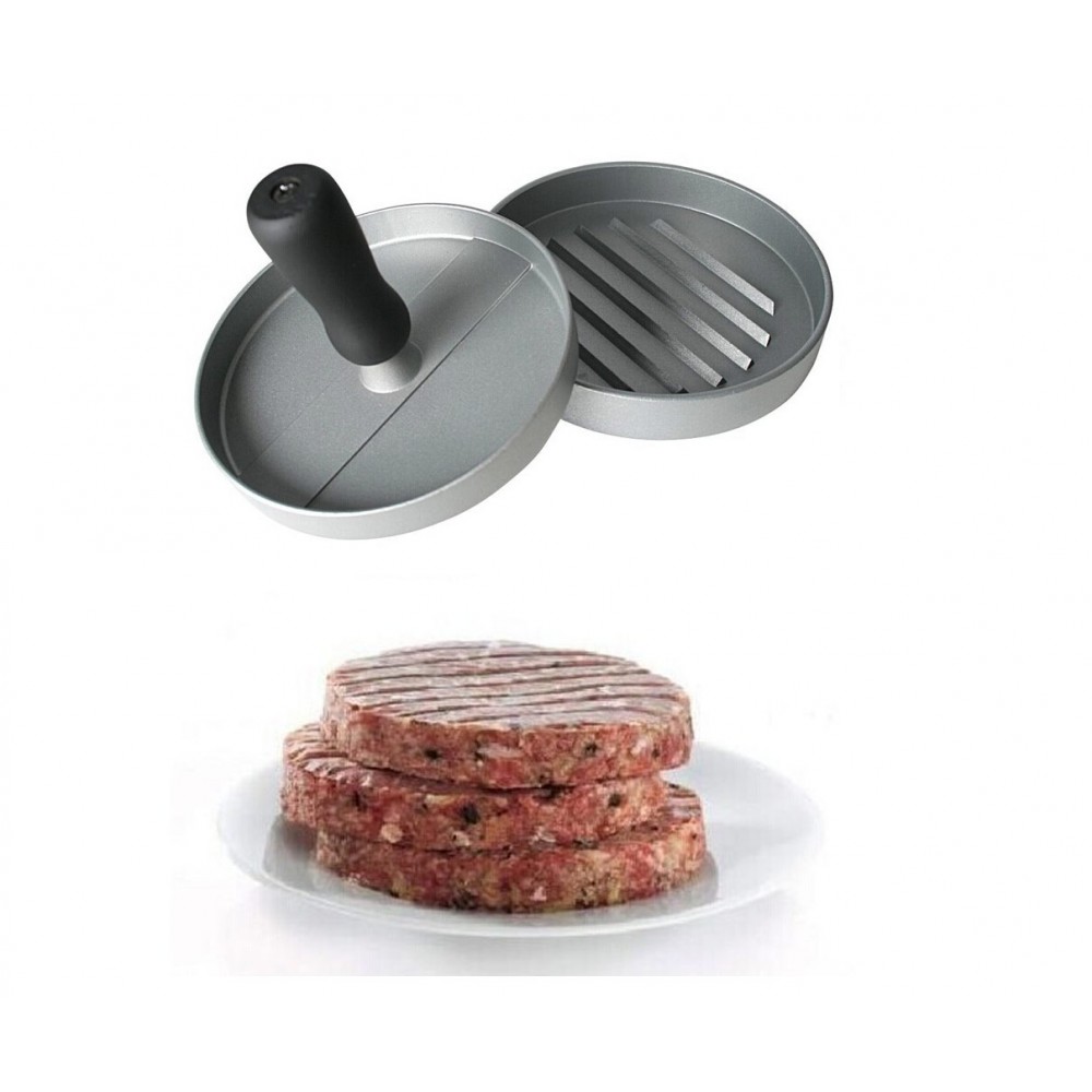 Hamburguesas Prensa asado carne Patty fabricante del molde, de 12 cm / 4,8 pulg