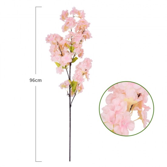 Mylifeunit 38 Artificial Silk Cherry Blossom Branches Home