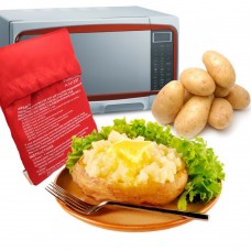 Microwave Potato Bag, Baked Potato Microwave Baking Bag, Red