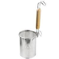 Spaghetti Strainer Spoon, Stainless Steel Food Strainer Noodle Strainer with Handle