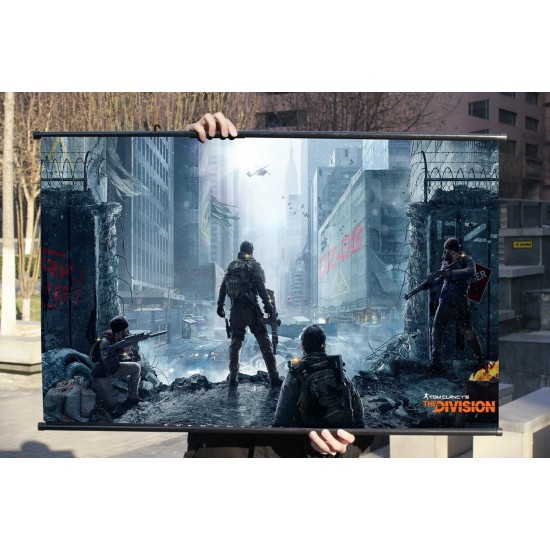 Mylifeunit Tom Clancys The Division Fabric Wall Scroll Poster The