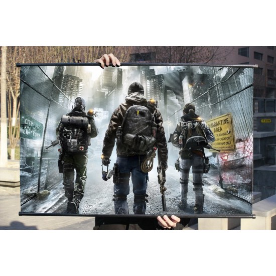 Mylifeunit Tom Clancys The Division Fabric Wall Scroll Poster The