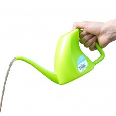 Plastic Watering Can, Indoor Mini Watering Pot for Home Decor, 1 Quart (Green)