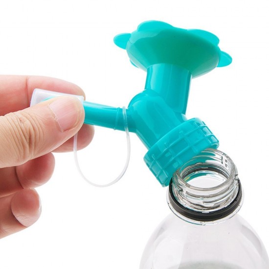 Shower Soda Bottle Cap Sprinkler Small Watering Can Rose 3D Printed White