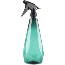 Plant Mister, Plastic Spray Bottle with Adjustable Nozzle, Small Pressure Watering Can for Plants and Cleaning Work, 1L/33oz (Green)