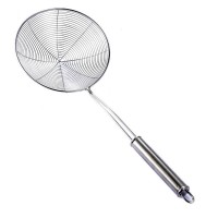 Stainless Steel Strainer, Spider Food Skimmer Ladle, 6.9 Inch
