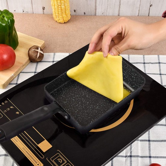 Ministry of Warehouse 9.2 inches Black Nonstick Omelet Pan