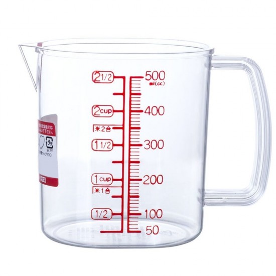 MyLifeUNIT 2 Cup Measuring Cup Plastic Measure Cup 2 1 2 Cup 500 Ml mylifeunit-2-cup-measuring-cup-plastic-measure-cup-2-1-2-cup-500-ml