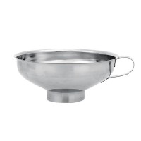 5.8" Wide Mouth Canning Funnel, Stainless Steel Funnel with Handle for Wide Mouth Jars and Cans (Silver)