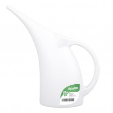 Plastic Watering Can, Elegant Watering Pot, 1/2-Gallon (White)