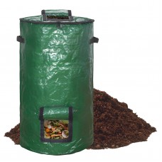 Compost Bin Bag, Reusable Garden Yard Waste Bag, 34 Gallon (1 Pack)