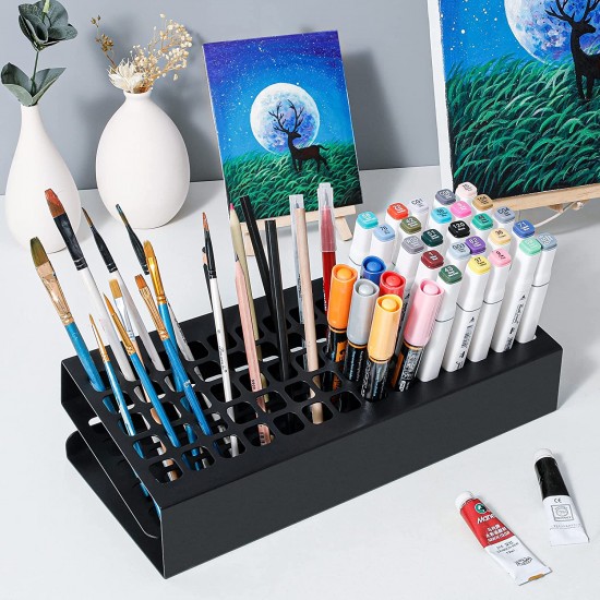 M有LifeUNIT: 70 Holes Marker Organizer for Desk, Metal Multi-Level