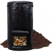 Compost Bins Outdoor, Reusable Yard Waste Bags, 34 Gallon (1 Pack)