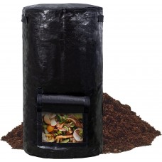 Compost Bins Outdoor, Reusable Yard Waste Bags, 34 Gallon (1 Pack)