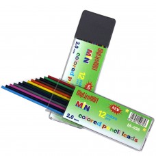 2mm Color Pencil Lead, 2.0mm 12 Colors Lead Refills for Mechanical Pencil (3pc)