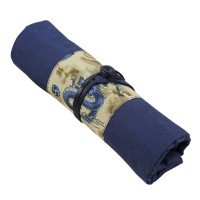 Pencil Pen Wrap, Dragon Pattern Pencil Pen Case, Fountain Pen Case Wrap Roll Holder