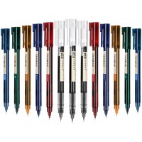 Gel Pens, Fine Point Colored Pens with Quick-drying Ink, 0.5 mm (Pack of 13)