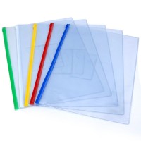 Zipper File Bags, A4 Plastic Folders Waterproof Document Pouch, 20 Counts