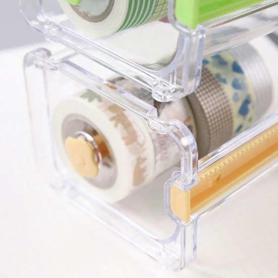 Stackable Washi Tape Dispenser - Green