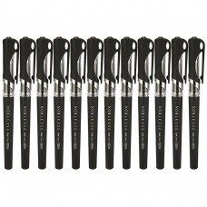 Black Ink Gel Pens, 1.0 mm Bold Point Pens, 12 Pack