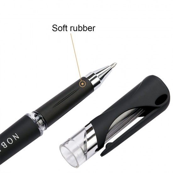 1.0 mm Bold Point Pens 12 Pack Black Ink Gel Pens 