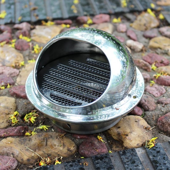 MyLifeUNIT 4 Inch Dryer Vent Cover with Built-in Bird Screen