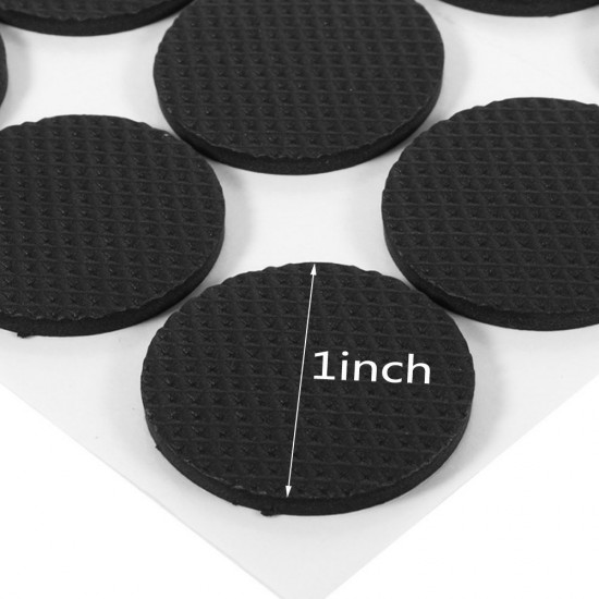 Mylifeunit 1 Inch Adhesive Rubber Furniture Pads Non Slip