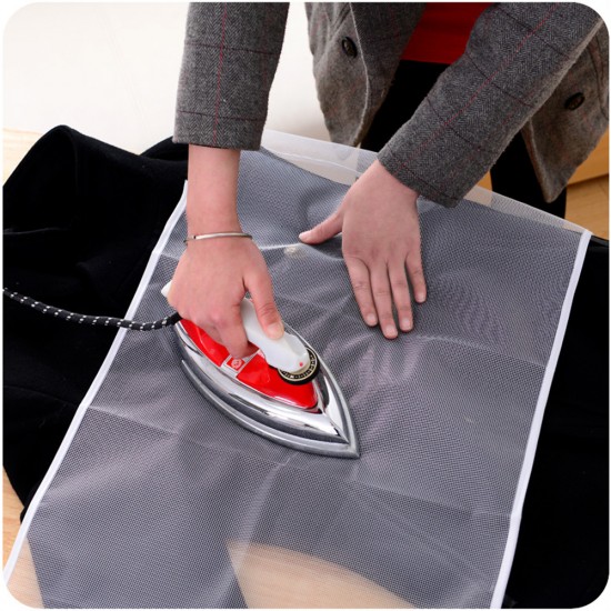 1 Sheet Ironing Mesh Protective  Cloth Press Delicate Garment Clothes-S 